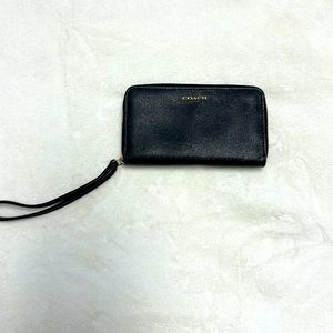 Black Coach Wristlet